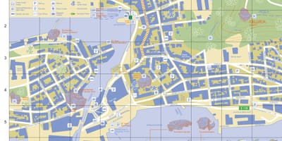 Alesund Norveška zemljevid mesta